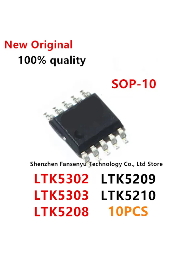 (10piece)100% New LTK5302 LTK5303 LTK5208 LTK5209 LTK5210 sop-10 Chipset
