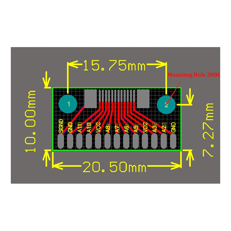 

USB 3.1 Type-C Connector Male/Female Type c Test PCB Board Universal Board with USB3.1 24P Port Test Board Socket Connector