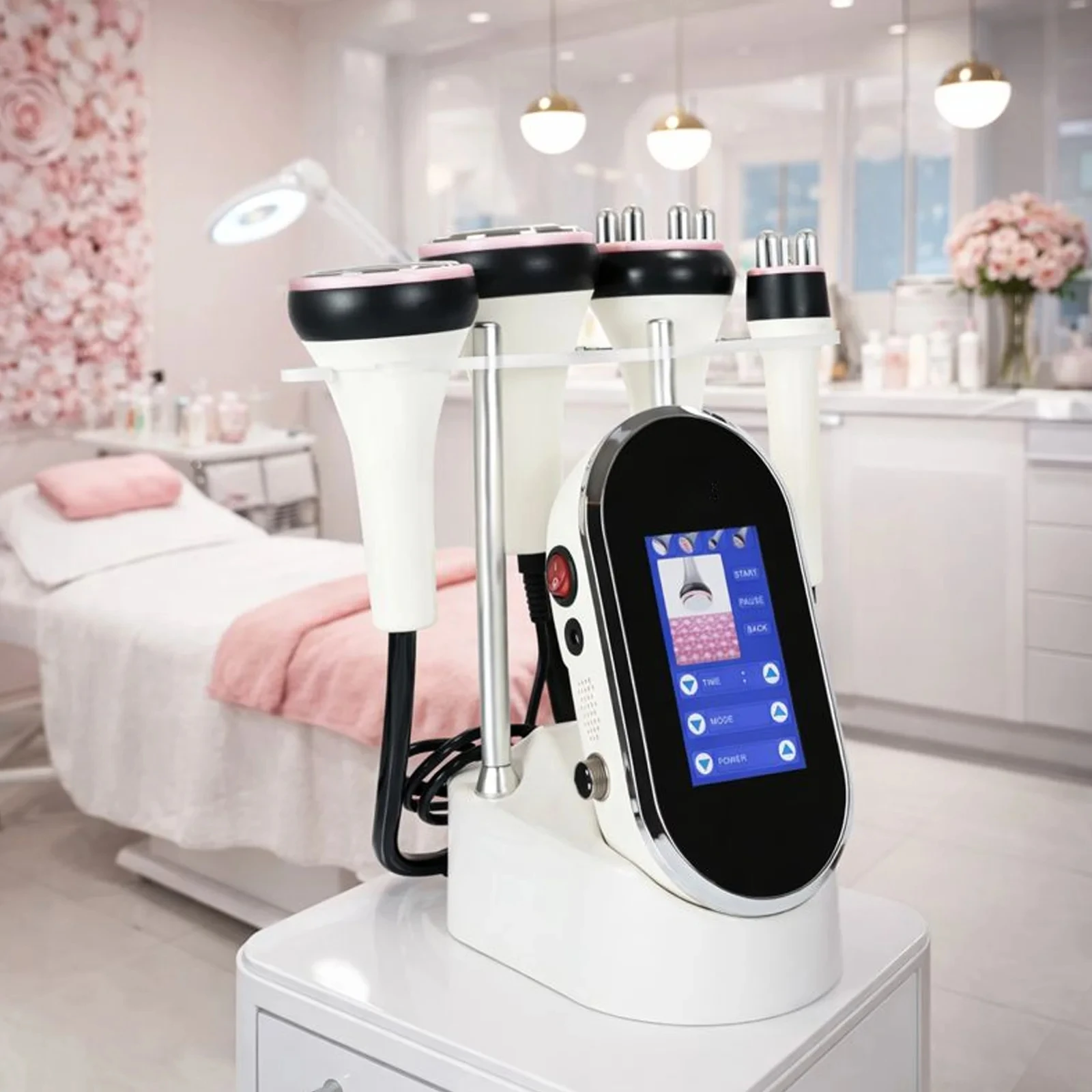 40K 4 IN 1  Body Cavitation Ultrasonic Weight Loss Rejuvenation Machine Multipolar Tighten Anti-wrink