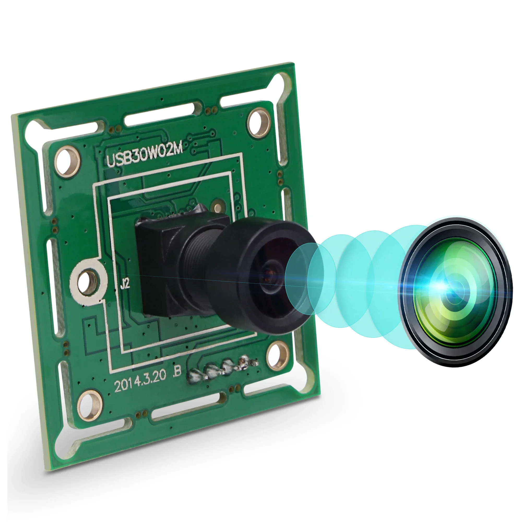 ELP 0.3MP  M7 100degree  Lens Mini USB Camera Module High Frame Rate 60fps 1/4“ CMOS OV7725 Webcam for Indurstrial Machines