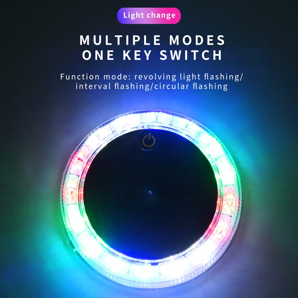 LED Solar Car Flash Warning Lights Control Touch Sensor Magnetic Strobe Night Light  Anti-collision Instruct Automobile Lamp