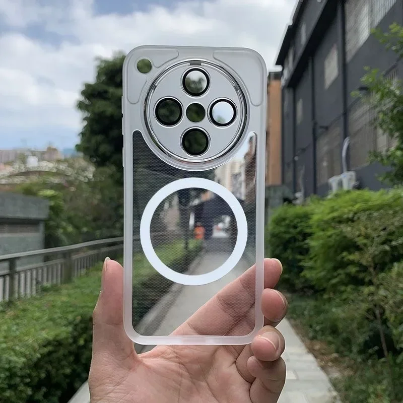 OPPO Find X8 Pro X7 Ultra 카메라 보호 필름 MagSafe 케이스 (Find X6 Pro X8S Plus 호환) 소프트 실리콘 충격 방지 투명 범퍼