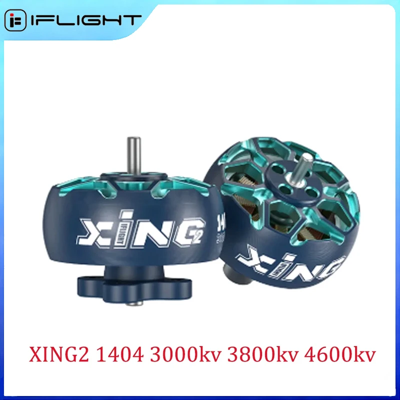 

iFlight XING2 1404 3000KV/3800KV/4600KV 2-4S Ультралегкий мотор Unibell для 3-4-дюймовых FPV-дронов-таперов