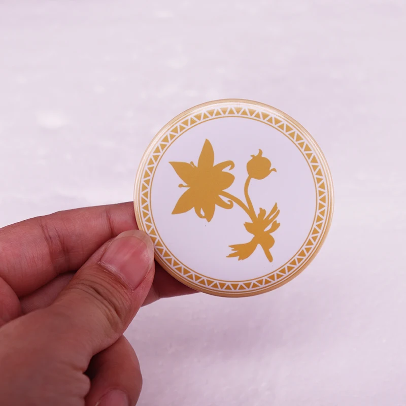 القمرية المسيل للدموع القمر زهرة Pinback زر دبوس NieR السيارات لعبة صفيح شارة مجوهرات 58 مللي متر #3