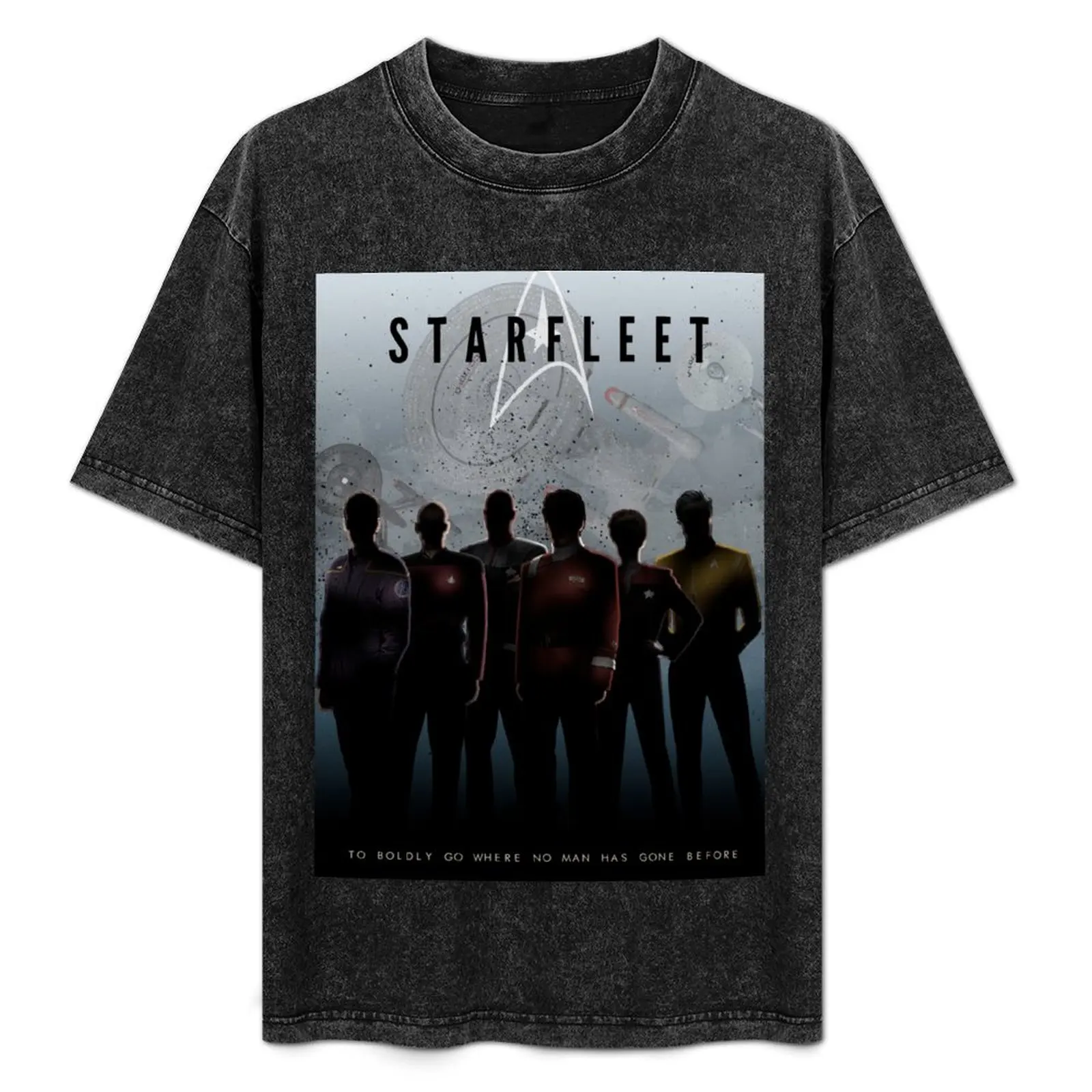 Camiseta de Star Fleet Captains de Star Trek, camiseta funcional informal de manga corta