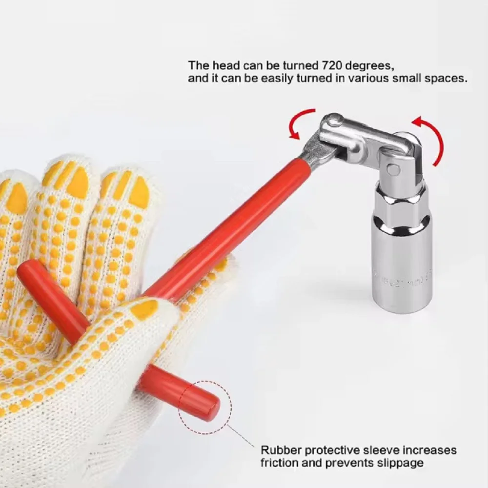 T-Bar Bougie Steeksleutel Sockets Bougie Removal Tool Bougie Dopsleutel Tool Auto Reparatie Tools