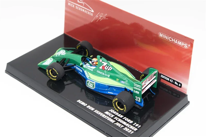 MINICHAMPS 1:43 2021 FORD 191 - MICK SCHUMACHER - DEMO RUN SILVERSTONE JULY Model Car