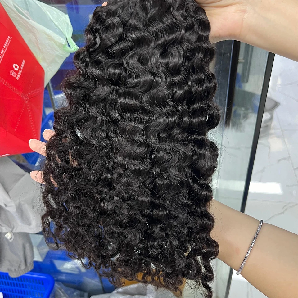 자연스러운 인모 브레이딩 헤어 26인치 이탈리안 컬리  - Water Wave Bulk Human Hair For Braiding 리뷰 및 가격