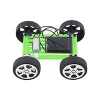 Solar Mini Solar Car Kid DIY Assembly Car Puzzle IQ Educational Kit Gadget Powered Robot