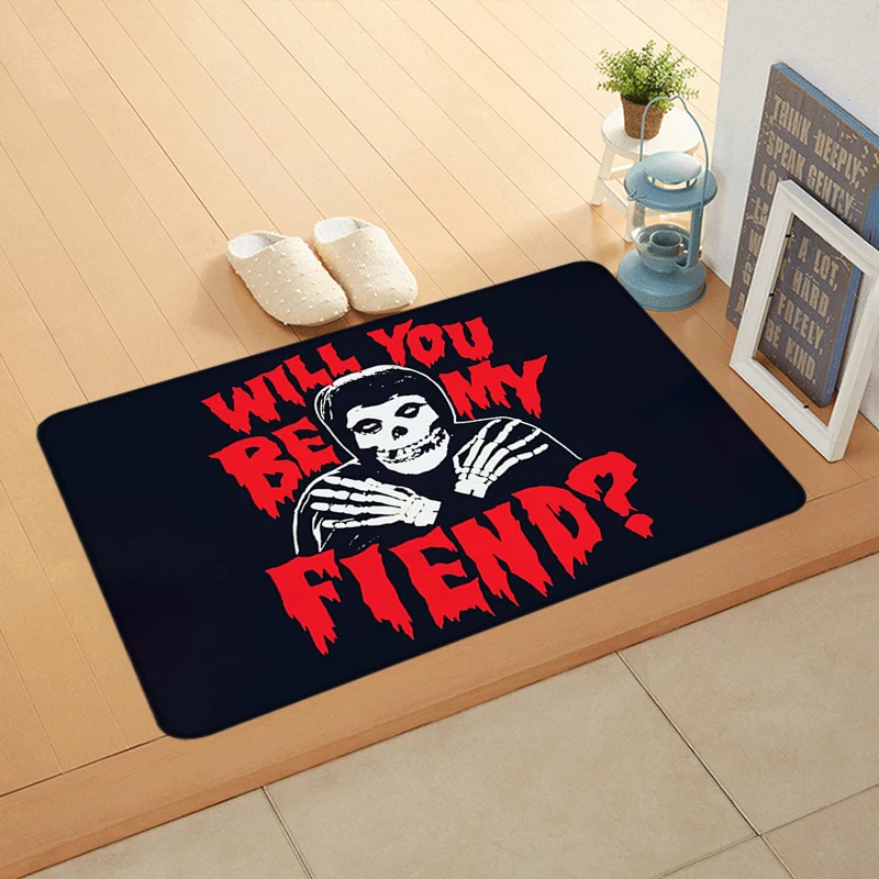 Bedside Foot Rug Welcome Floor Mat for Entryway M-Misfits Bathroom Hallway Carpet Kitchen Water Adsorbed Rugs Fluffy Home Decor
