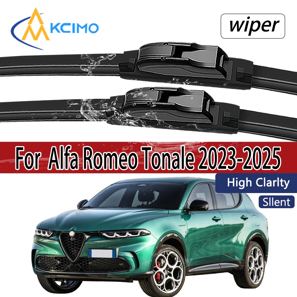 

Для Alfa Romeo Tonale 2023-2025 щетки стеклоочистителя переднего стекла 2 шт. аксессуары для окон ветрового стекла