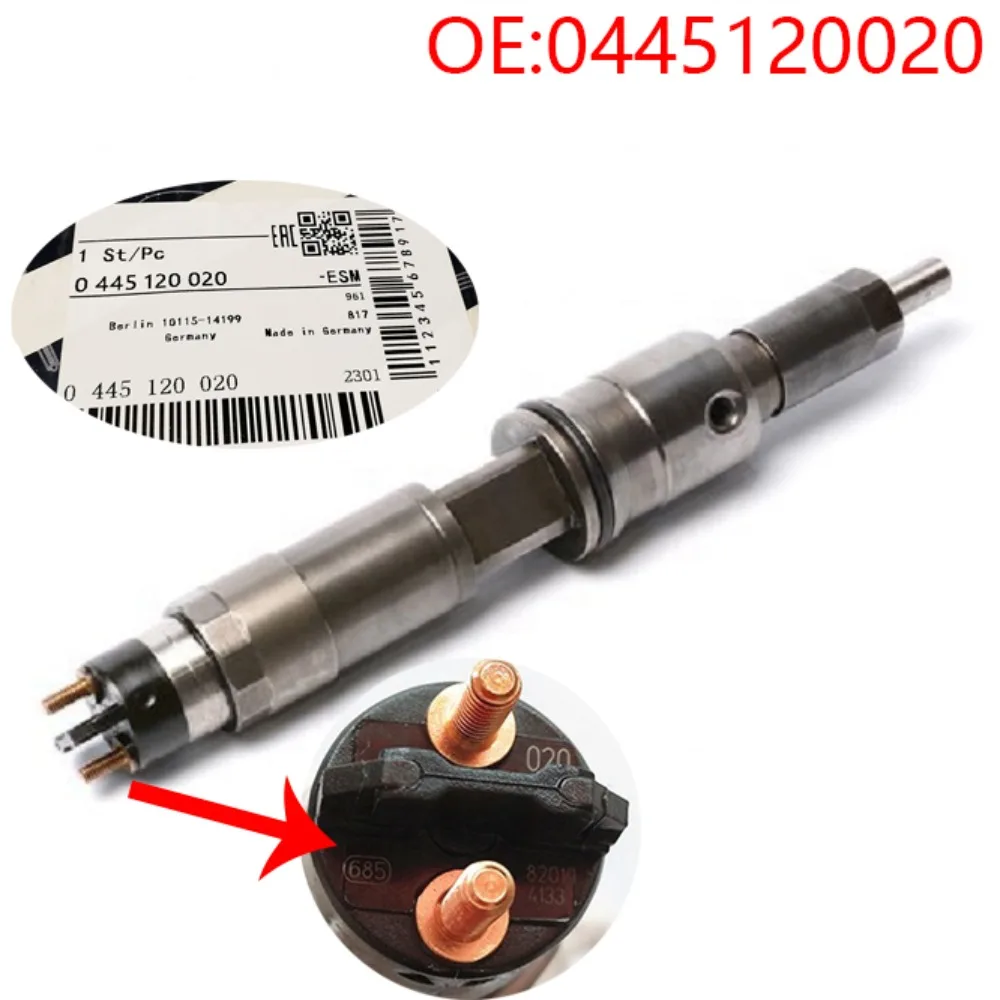 0445120020 High pressure common rail injector suitable for diesel automotive engines 0 445 120 020