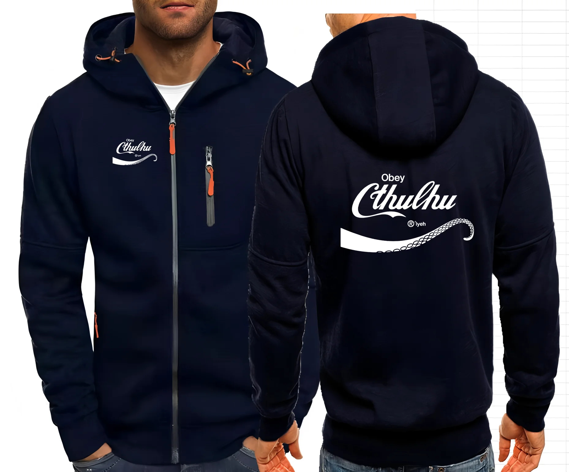 

Necronomicon: Call Of Cthulhu Cthulu And Lovecraft Университет Мискатоник Толстовки на молнии Кофты Slim Fit Куртки Пальто GHH5