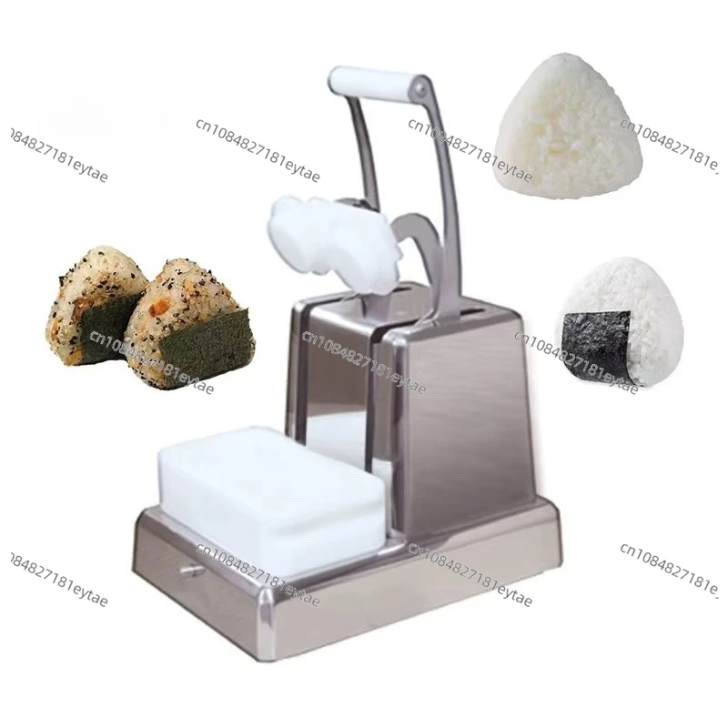 High Efficiency Cooked Rice Ball Forming Machine, Triangle Onigiri Making Machine for Rice Balls