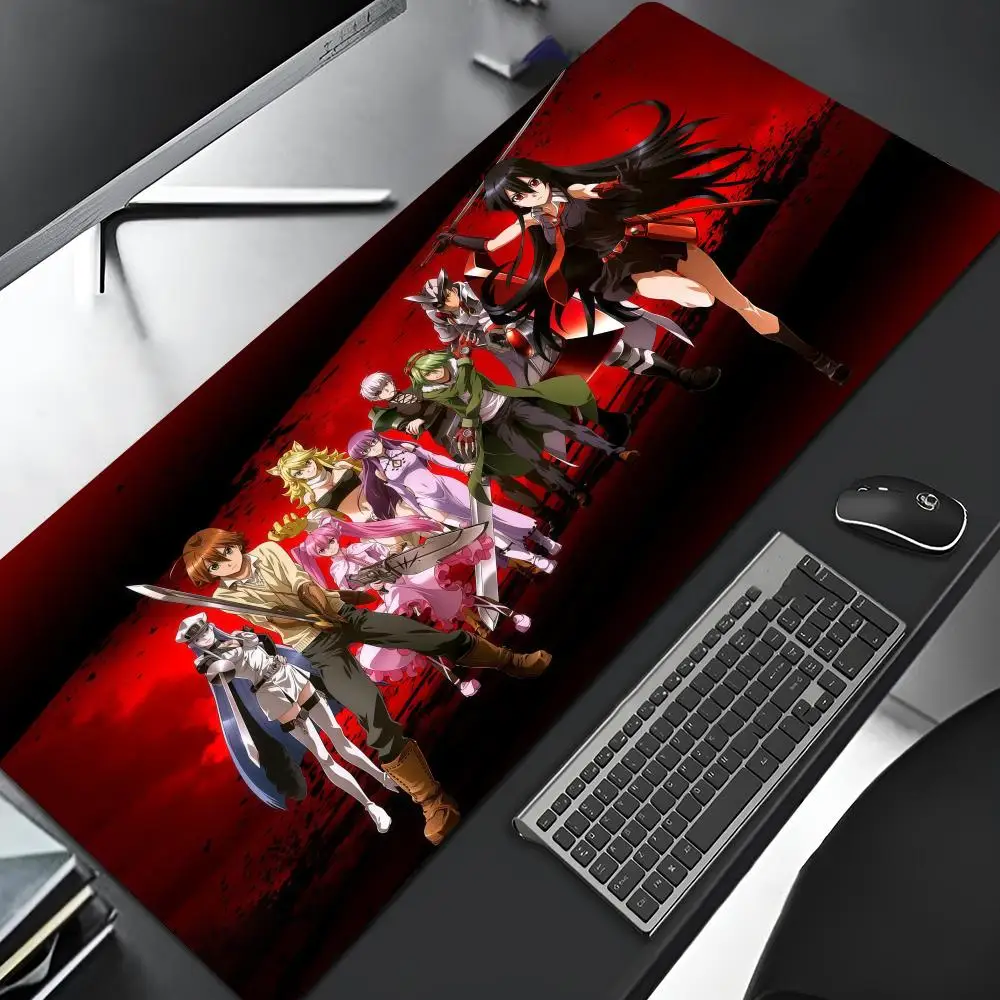 Akame ga Kill Mouse Pad Cartoon Lockedge Large Gaming Pad Computer Gamer Keyboard Mat Desk Mousepad PC Desk Pad