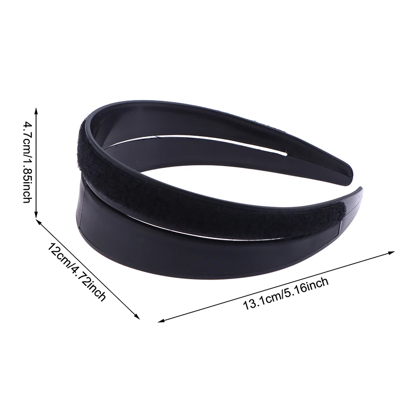 Black Fluffy Hair Clip Women Hair Bands Hair Accessories Lady Decorative Hair Clip With Fluffy Appearance Bump-it Up Headband