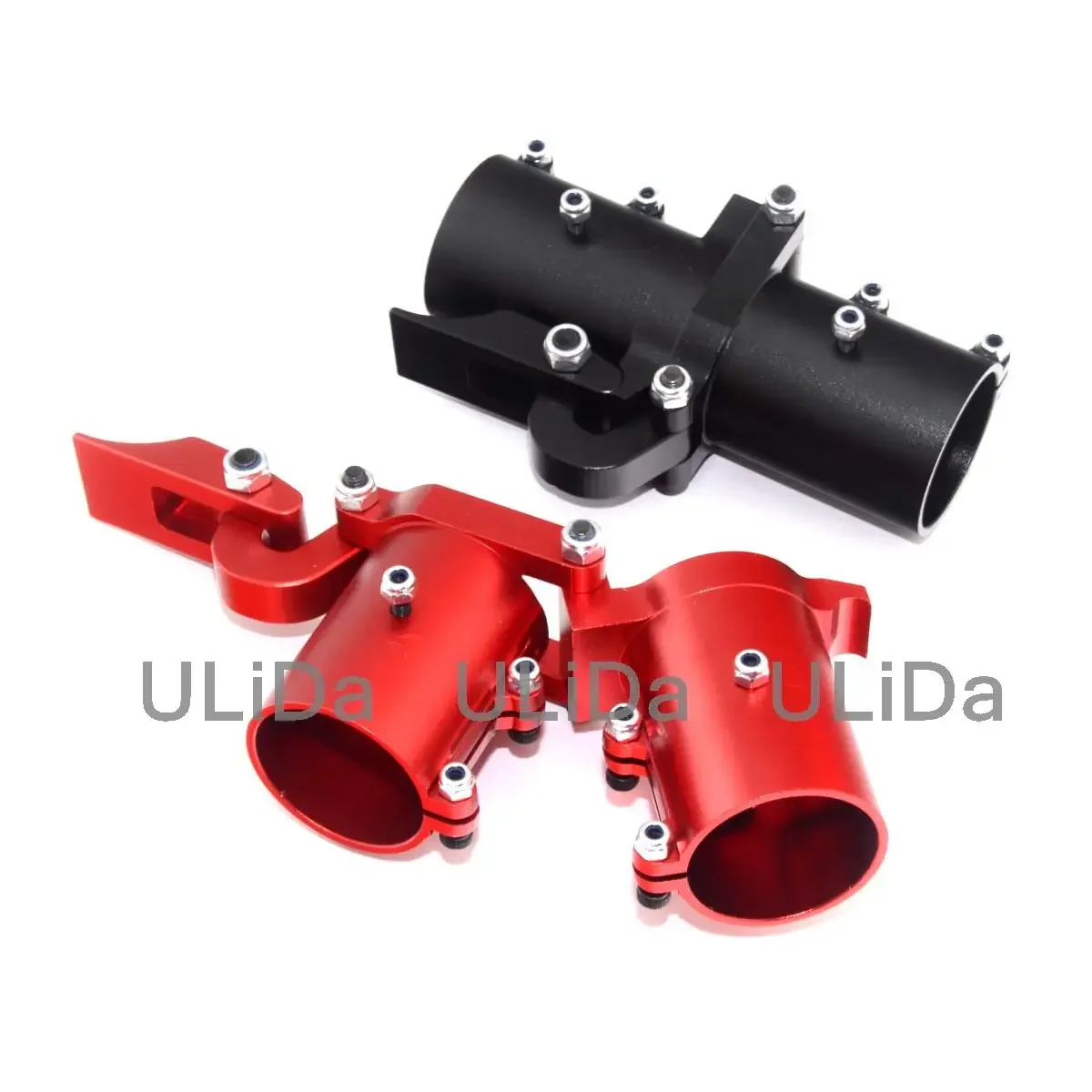 D30 更新 CNC 30 ミリメートルアルミ横方向折りたたみアームチューブジョイント水平折りたたみ RC マルチコプタークアッドコプター FPV