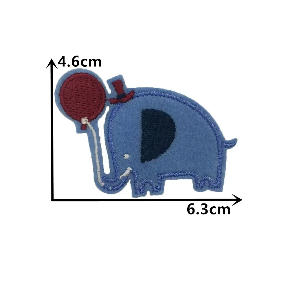 Animal embroidery children's jeans badge can be sewn DIY clothing work supplies patch material accessories 1PCS for sale