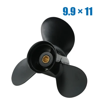 9.9x11 Elica Per Tohatsu Mercurio Nissan 25HP 28HP 30HP Motore Fuoribordo Elica In Lega di Alluminio 10 Spline 3R0B645230
