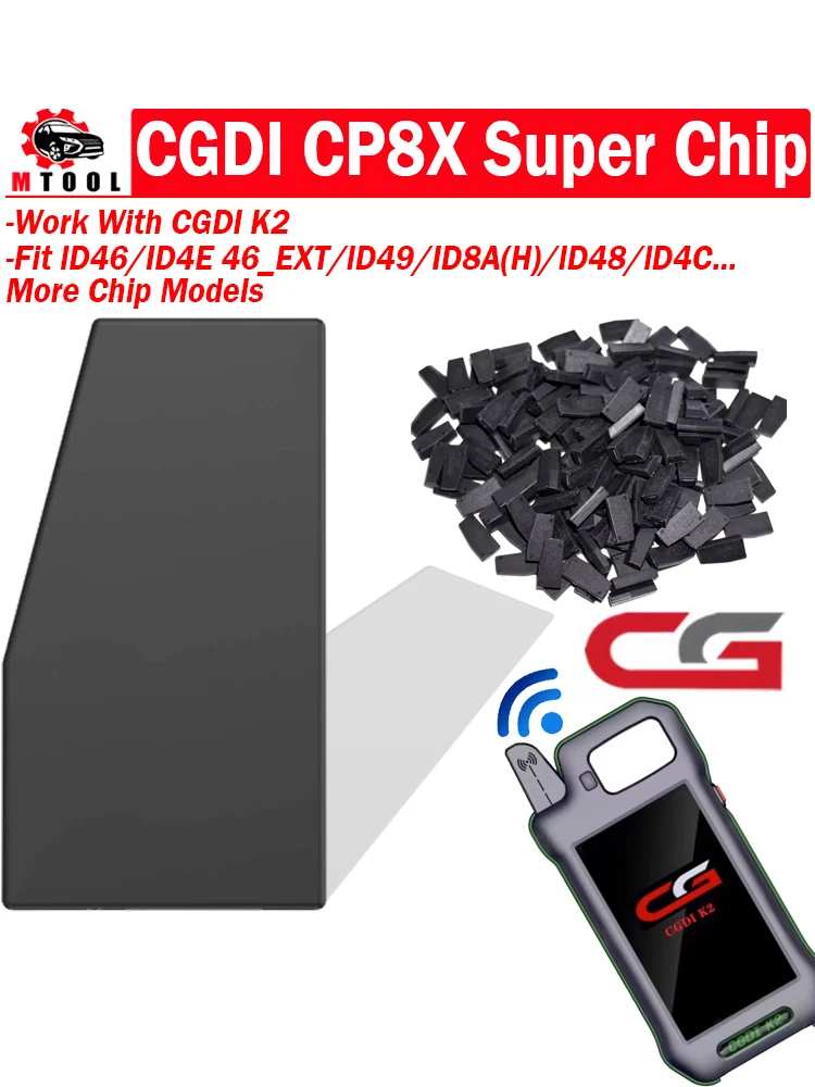 

10/20/50/100pcs CGDI CG8X Super Chip for CGDI K2 fit lD46 ID4E 46_EXT lD7938(ID47) lD49 lDDST80 ID8A(H) lD48 lD4C IDTEMIC11.....