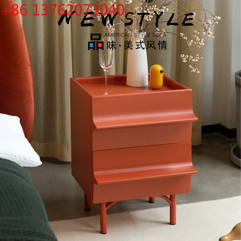 

Скандинавская рояльная краска, прикроватная тумбочка, шкаф-ведро, боковой шкаф для маленькой квартиры, персонализированное искусство