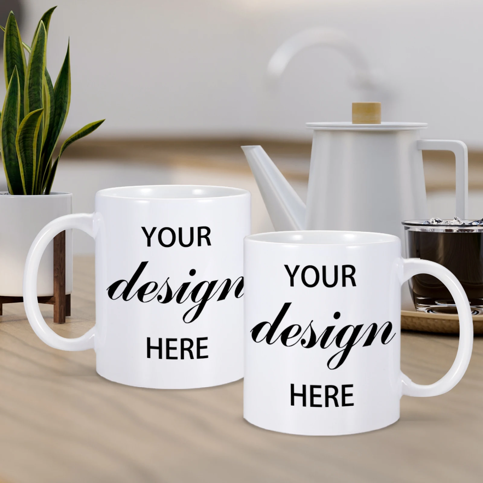 Custom Your Text Image Logo Mug Office Coffee Cups 11 oz Funny Ceramic Tea Water Mugs Novelty Drinkware for Coworker Women Men