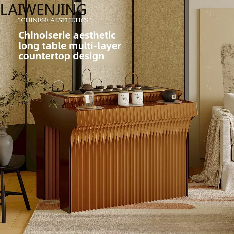 LYY  Nakajima Shelf Display Cabinet Sample Display Chinese Display Long Table