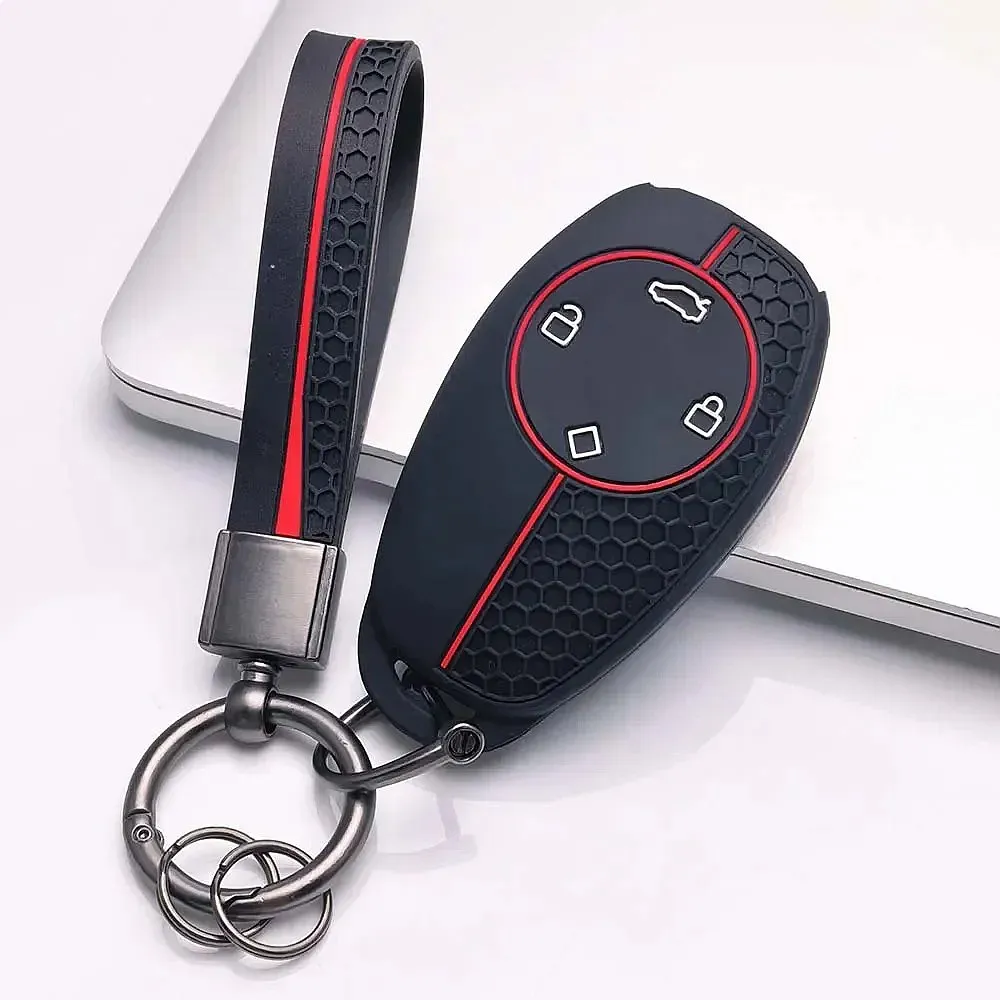 Silicone Remote Car Key Case Holder Keychain key ring For Zero run t03 2022 c11 s01 C01 Key Case Accessories
