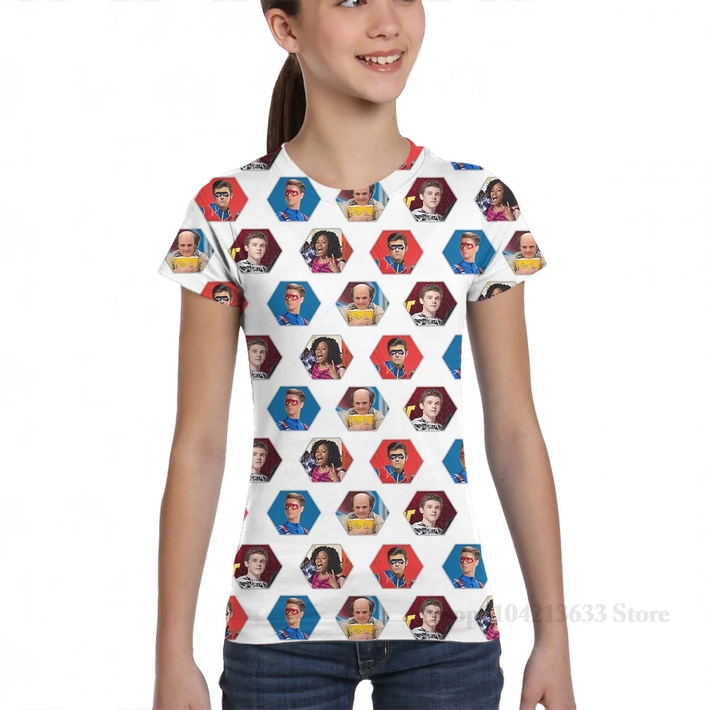 في جميع أنحاء الطباعة هنري خطر مسدس الرجال تي شيرت المرأة فتاة الموضة تي شيرت الصبي بلايز تيز قصيرة الأكمام بلايز #6
