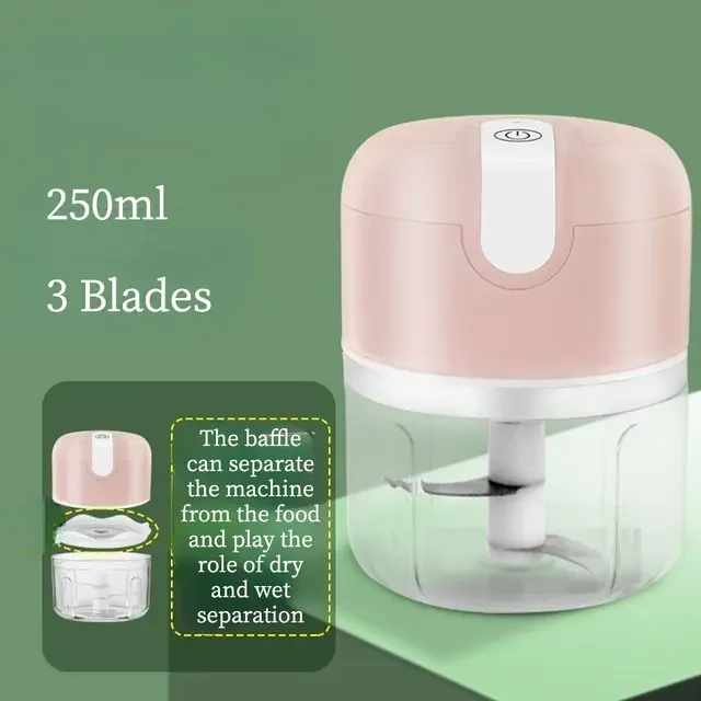 Portable USB Charging Multi Meat Grinder Mini Vegetable Garlic Chopper