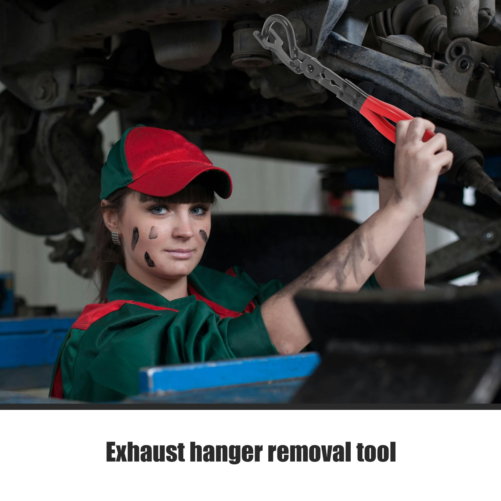 

Exhaust Hanger Removal Tool Durable Aluminum Mechanic Tool for Exhaust Rubber Hanger Automotive Use Mechanic Tools Automotive