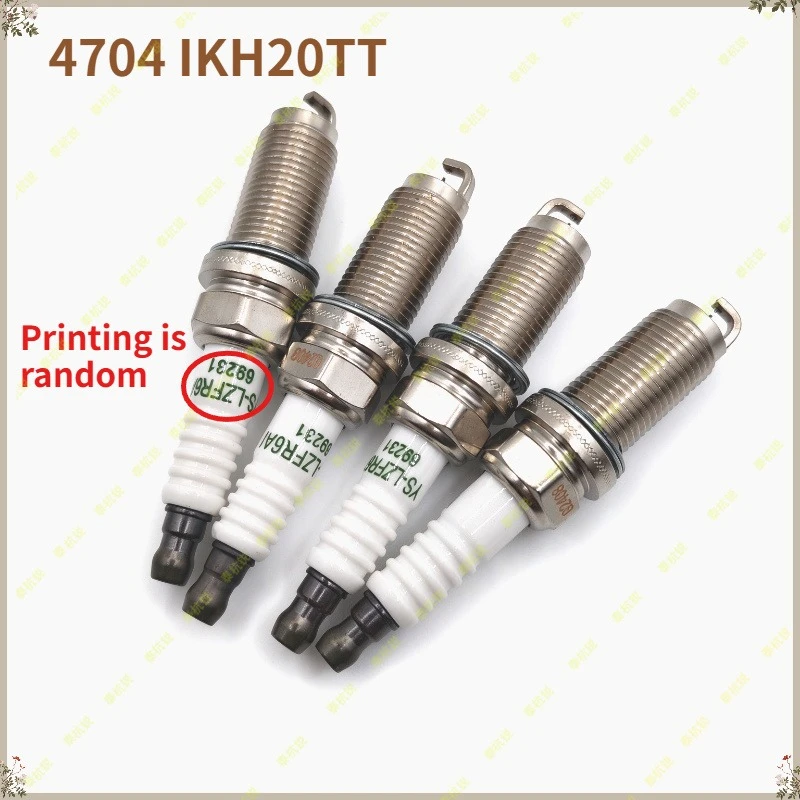 4PCS 4704 IKH20TT  New Dual Iridium Spark Plug For TOYOTA LEXUS HONDA VOLVO SUBARU BENZ NISSAN IKH20TT-4704