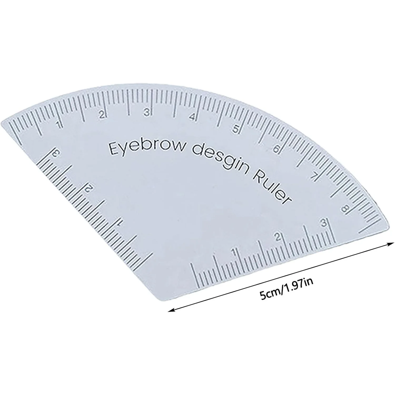 2025 New Fast Drawing Eyebrow Ruler Microblading Mapping Tool Shaping Permanent Makeup Drawing Guide Ruler Tattoo Supplies Reuse