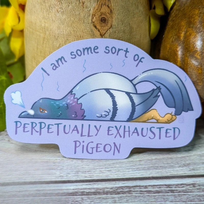 Forever tired pigeon 