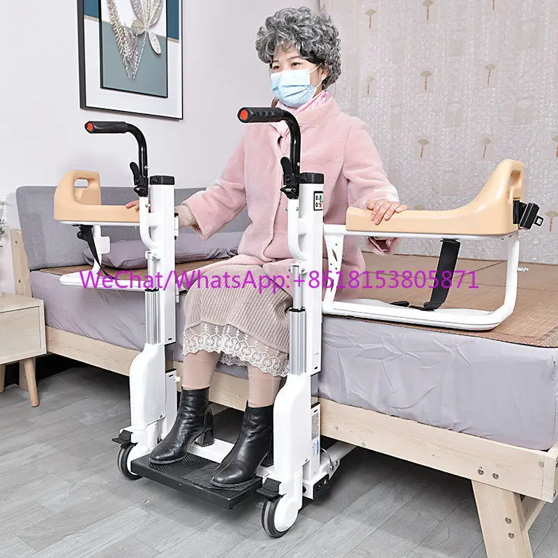 Electric multifunctional shift care lift toilet chair paralyzed elderly home chair hand shift