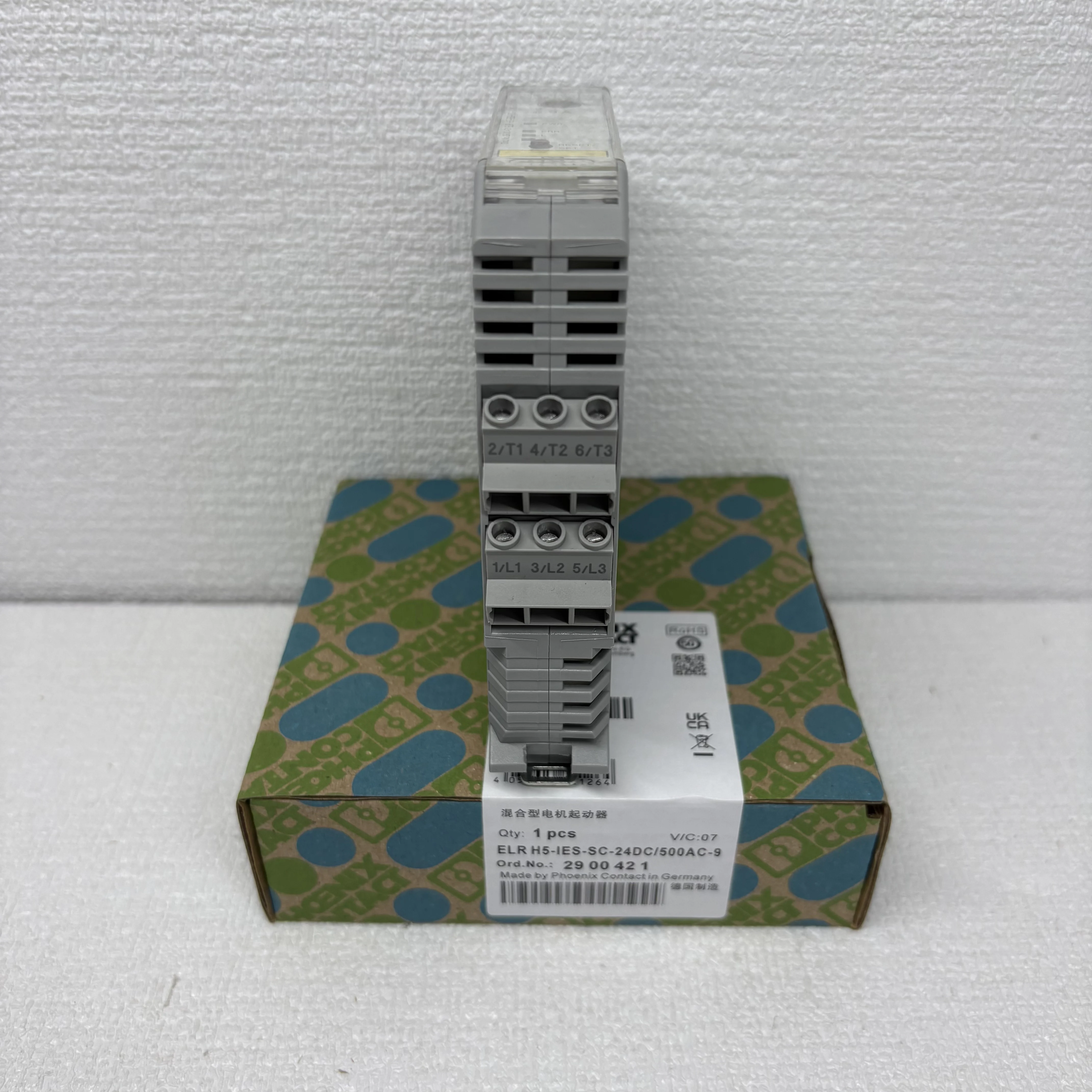 

Новый оригинальный пускатель двигателя 2900421 ELR H5-IES-SC-24DC/500AC-9