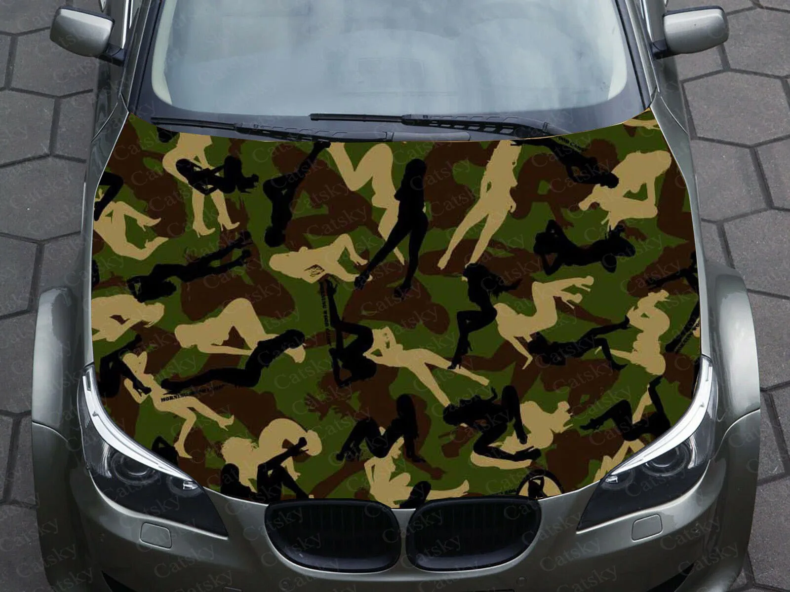 

Camouflage Camo Army Car Decal Graphics Vinyl decal Cover Pattern Packaging Decal custom DIY design hood engine Decal Stickers