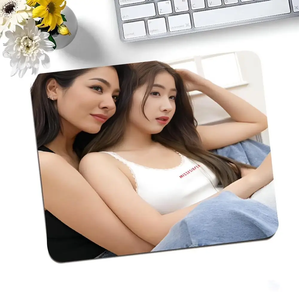 Actors F-Faye Peraya Malisorn Y-Yoko MINISO Mouse Pad Ultrafine Surface Gaming Accessories Keyboard Pads Gamer Mouse Mat Rubber