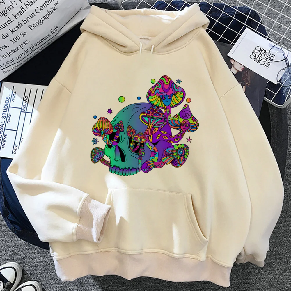 Psychedelic Alien hoodies women sweat y2k graphic aesthetic funny Hooded Shirt women anime pulls