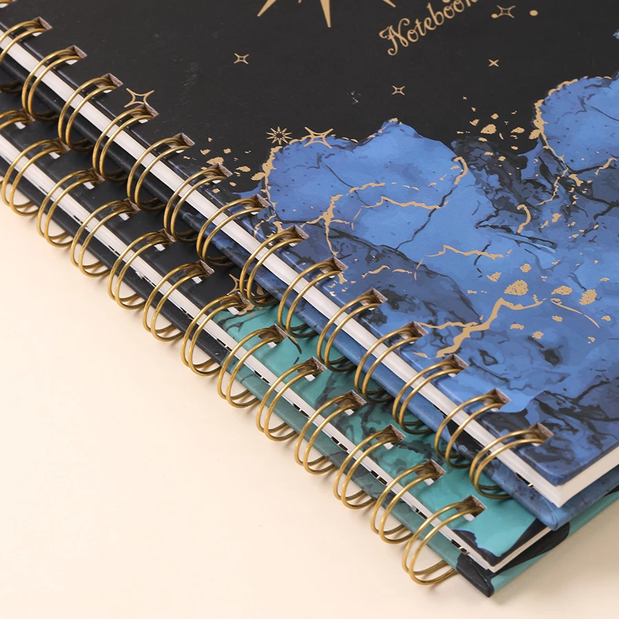 Premium Strap, Coil, Diary, Blue, Hot Selling, 8, 3 x 5, 7 inches, 200 pages, Preferred Gift