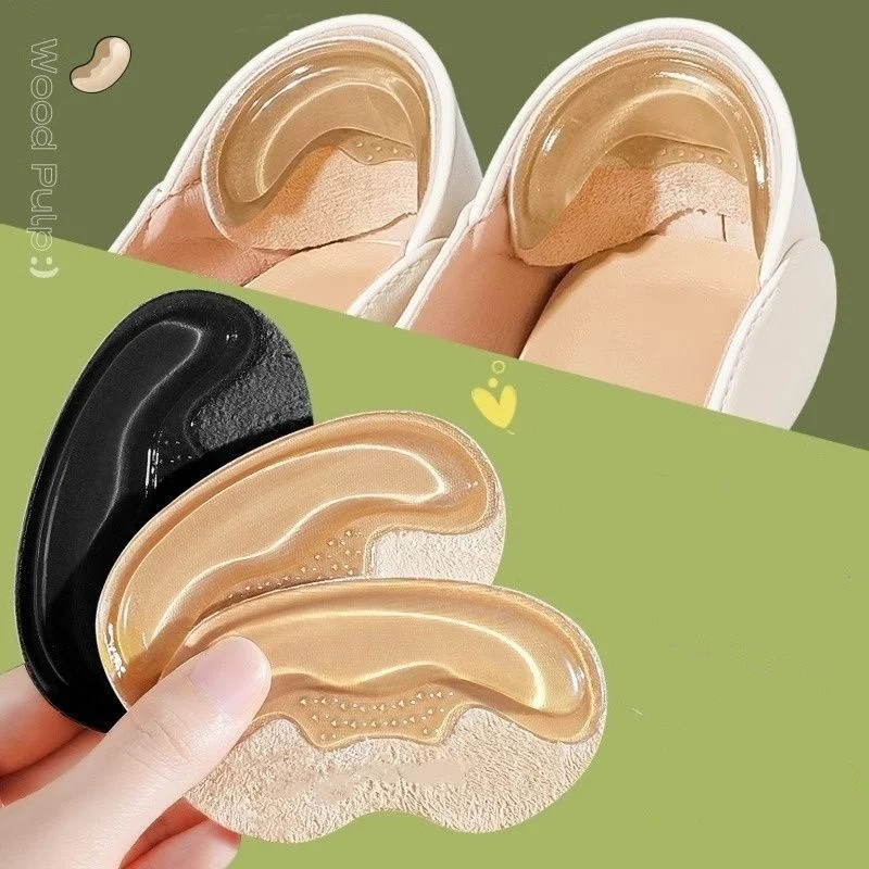 Silicone Heel Sticker Inserts Patch Prevent Foot Friction Heel Dropping High Heels Patch Pad For Women Adjust Size