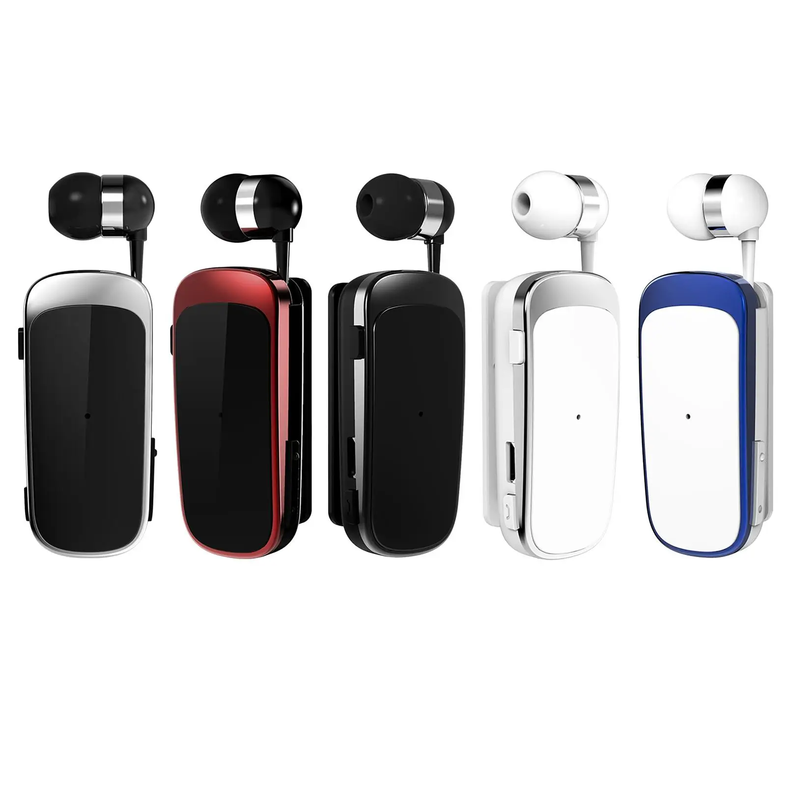 Fineblue K52 Business سماعة بلوتوث لاسلكية طوق كليب دعوة الاهتزاز