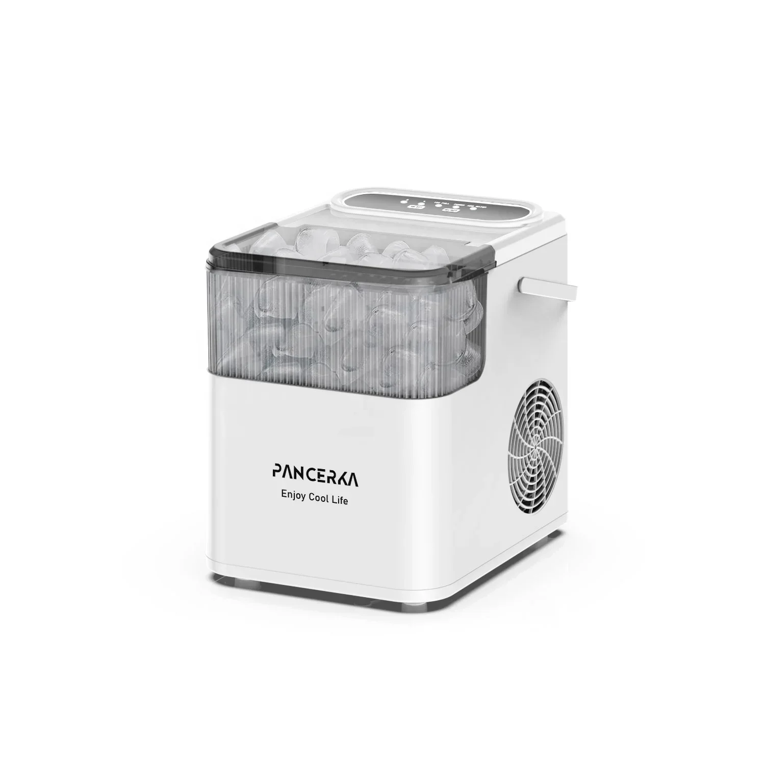 High quality countertop ice maker for household use, adjustable and portable ice maker