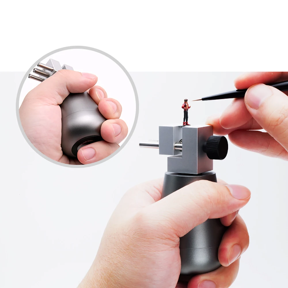 RAY VPOD Detachable Mini Vise - Compact Portable Clamp for Model Building, DIY Crafts, Gundam, Precision Work