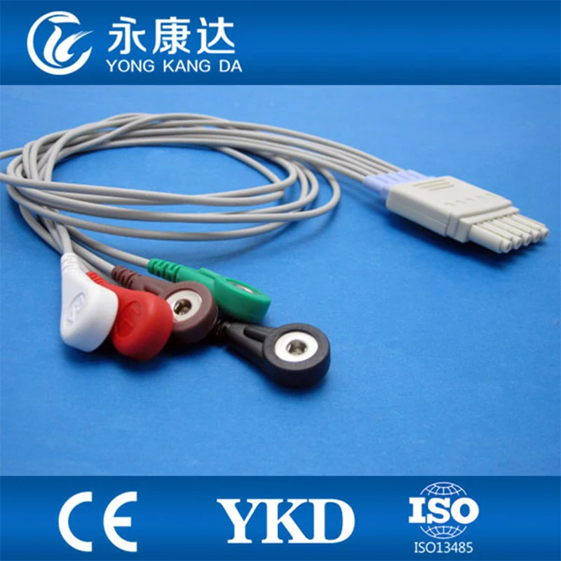 5 leads ECG Trunk patient Cable for medical use