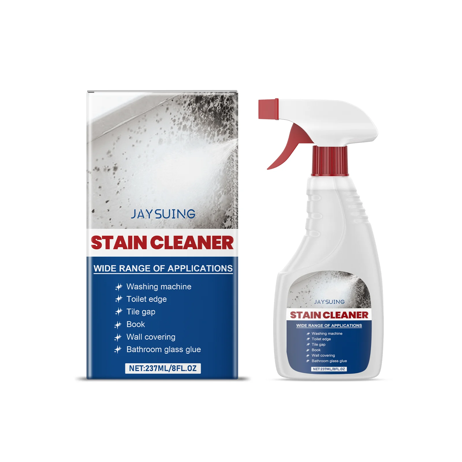 

Jaysuing Wall Stain Removal Spray Bathroom Mold Cleaner Home Wall Renewing Decontamination Spray