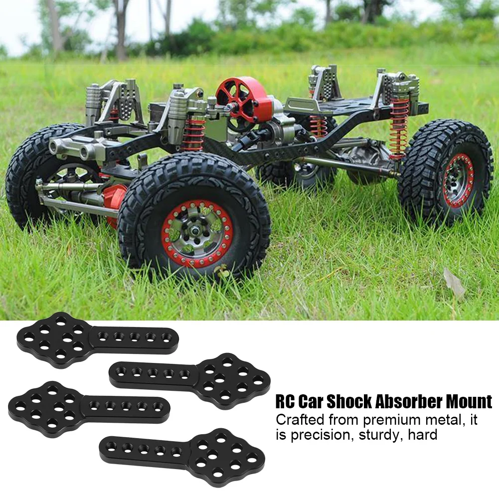 Rear Shock Mount Shock Damper Mount Plate /set RC Car Shock Absorber Damper Mount Plate Adjustable Height for 1/10 Crawler