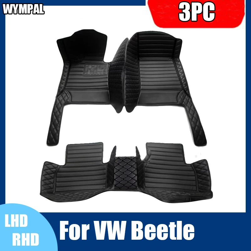 

Автомобильные коврики для VW Beetle A5 2012 ~ 2018, главный и копилотный компьютер, Аксессуары для автомобилей