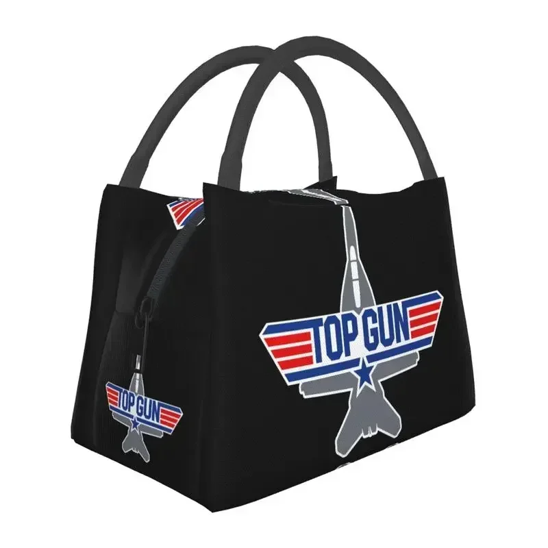 

Top Gun Maverick American Action Tom Cruise Movie Thermal Insulated Lunch Bags Women Portable Lunch Container Meal Food Box