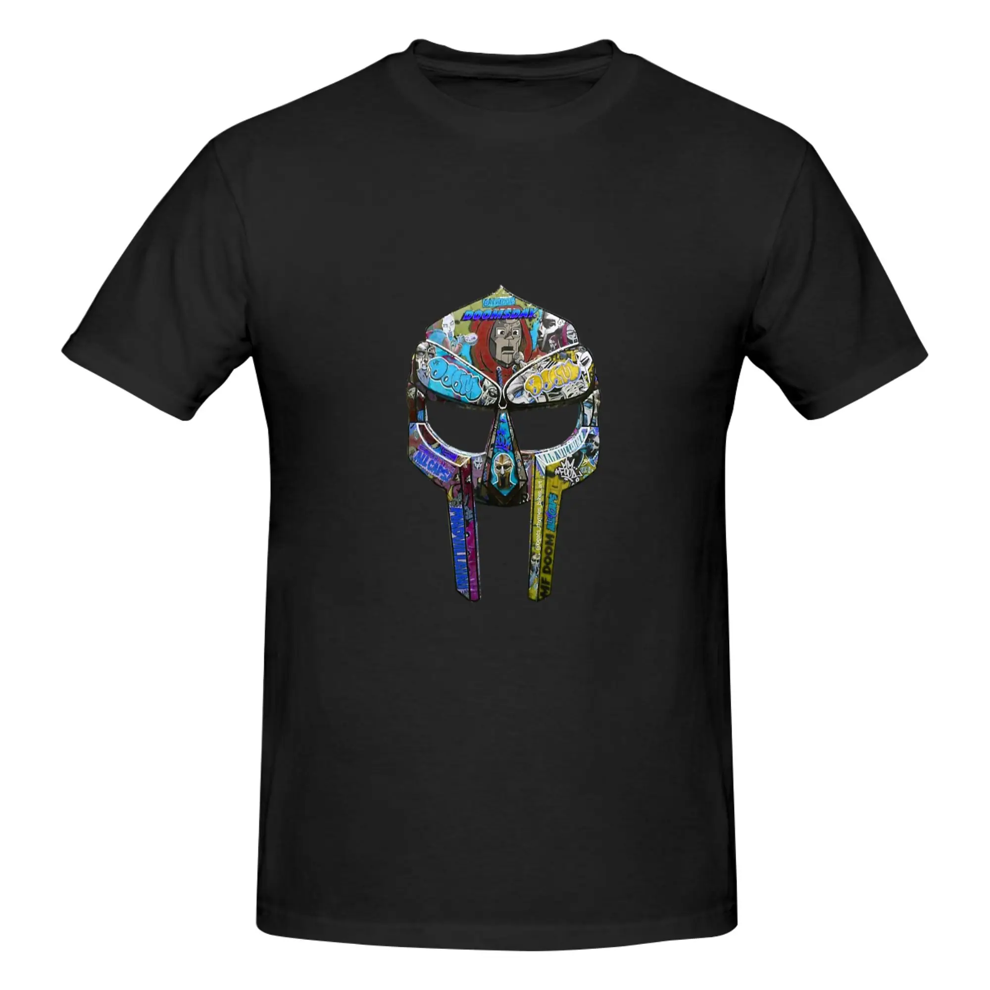 Funny vintage doom mask  Men's Printed T-Shirt Unisex T shirtTshirt